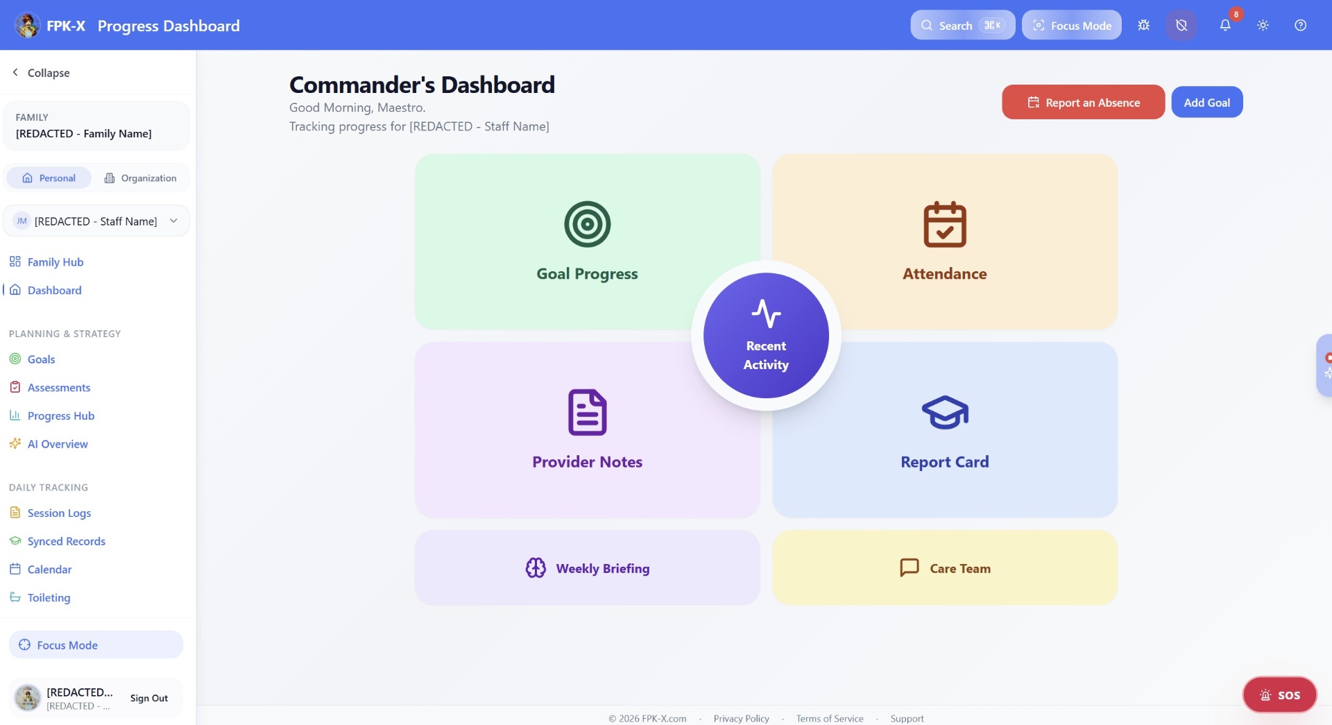 Commander's Dashboard